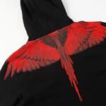 Marcelo Burlon Hoodie Icon Wings Red - Image 3
