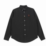 Polo Ralph Lauren Slim Fit Button Up Shirts Black