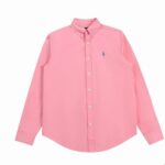 Polo Ralph Lauren Slim Fit Button Up Shirts Pink
