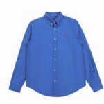 Polo Ralph Lauren Slim Fit Button Up Shirts Blue