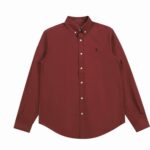 Polo Ralph Lauren Slim Fit Button Up Shirts Red