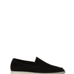 Loro Piana Summer Walk Loafers Black