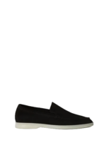 Loro Piana Summer Walk Loafers Black