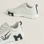 Hermes Bouncing Sneaker Multicolore Blanc - Image 3