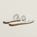 Hermes Oran Sandal White - Image 3