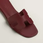 Hermes Oran Sandal Red - Image 2