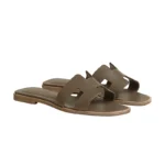 Hermes Oran Sandal Grey