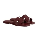 Hermes Oran Sandal Red