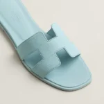 Hermes Oran Sandal Sky Blue - Image 2