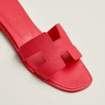 Hermes Oran Sandal Red - Image 4