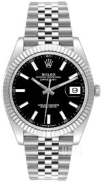 Rolex Datejust Jubilee Black 36mm Watch - Image 3