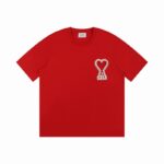 AMI PARIS T-Shirt Big Heart A Red