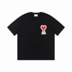 AMI PARIS T-Shirt Big Heart A Black