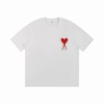 AMI PARIS T-Shirt Big Heart A White