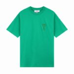 AMI PARIS T-Shirt Small Heart A Green