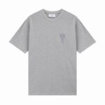 AMI PARIS T-Shirt Small Heart A Grey