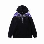 Marcelo Burlon Hoodie Icon Wings Purple Thunder