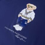 Polo Ralph Lauren CUSTOM SLIM FIT POLO BEAR JERSEY T-SHIRT - T-shirt print Navy Blue - Image 5