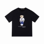 Polo Ralph Lauren CUSTOM SLIM FIT POLO BEAR JERSEY T-SHIRT - T-shirt print Black