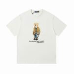 Polo Ralph Lauren CUSTOM SLIM FIT POLO BEAR JERSEY T-SHIRT - T-shirt print White