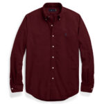 Polo Ralph Lauren Button Up Shirt Red Wine