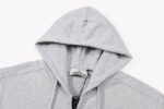 Stone Island Zip Up Hoodie Grey - Image 6