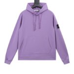 Stone Island Compass Badge Hoodie Purple
