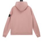 Stone Island Compass Badge Hoodie Pink - Image 2