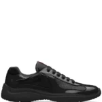 Prada America's Cup Panelled Chunky Sneakers Black