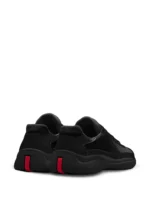 Prada America's Cup Panelled Chunky Sneakers Black - Image 4