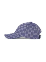 Gucci GG Canvas Baseball Hat Blue - Image 2