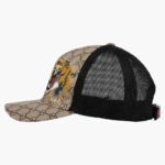Gucci Tigers Print Gg Supreme Baseball Hat Beige/brown - Image 2