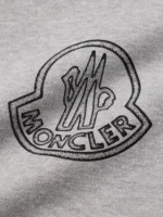 MONCLER Logo-Print Appliquéd Cotton-Jersey Sweatshirt - Image 2