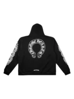 Chrome Hearts Horseshoe Print Hoodie - Image 2