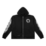 Chrome Hearts Horseshoe Print Hoodie