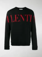 Valentino VLTN Logo Mens Gray Sweatshirt Pullover Sweater Jumper (Copy)