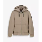 Moose Knuckles Classic Bunny Zip-up Hoodie Grey