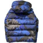 Moncler Blue Mosa Graphic-print Puffer Jacket - Image 2