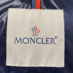 Moncler Blue Mosa Graphic-print Puffer Jacket - Image 5