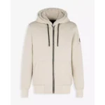 Moose Knuckles Classic Bunny Zip-up Hoodie Cream