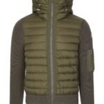 Moncler Maglione Tricot Green Hooded Cardigan