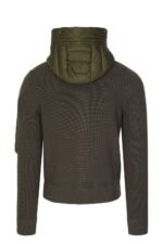 Moncler Maglione Tricot Green Hooded Cardigan - Image 2