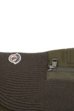 Moncler Maglione Tricot Green Hooded Cardigan - Image 5