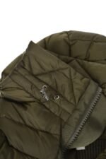 Moncler Maglione Tricot Green Hooded Cardigan - Image 6