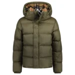 Burberry Halsby Down Puffer Jacket Khaki Green